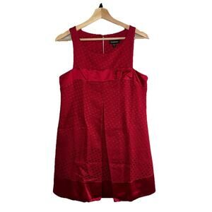 Vintage Bebe Mini Babydoll Dress Medium Red Bow Prom Romantic Love Holiday NWT